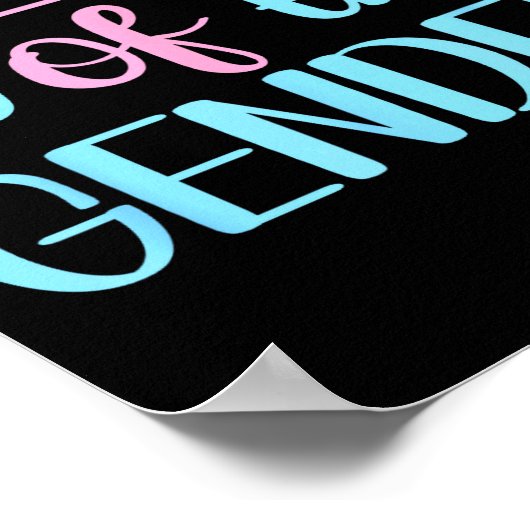 Keeper Of The Gender Pregnancy Announcement Gender Poster (Hoek)