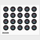 Keeper Of The Gender Pregnancy Announcement Gender Ronde Sticker (Vel)