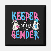 Keeper Of The Gender Pumpkin Halloween Baby Gender Magneet (Voorkant)