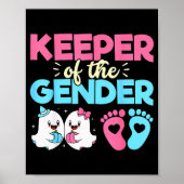 Keeper Of The Gender Pumpkin Halloween Baby Gender Poster (Voorkant)