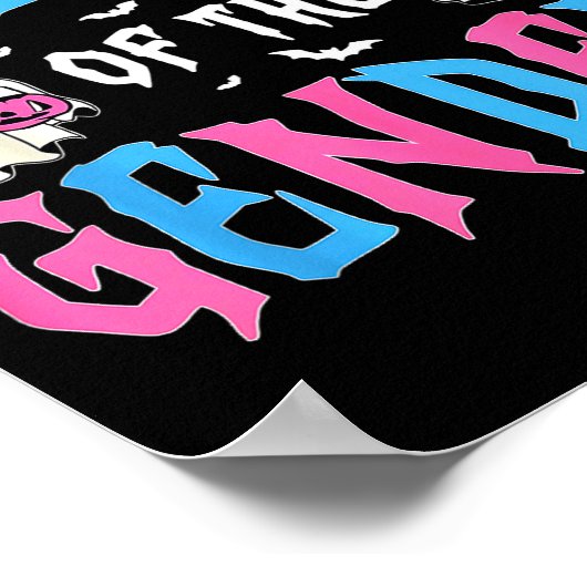 Keeper Of The Gender Pumpkin Halloween Baby Gender Poster (Hoek)