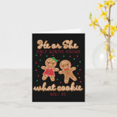 Keeper Of The Gender Reveal Gingerbread Auntie T S Kaart (Gele Bloem)