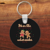 Keeper Of The Gender Reveal Gingerbread Auntie T S Sleutelhanger (Voorkant)