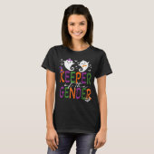 Keeper Of The Gender Reveal Halloween Pregnancy An T-shirt (Voorkant volledig)