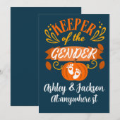 Keeper of the gender Thanksgiving gender onthullen Kaart (Voorkant / Achterkant)