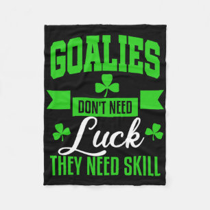 Keeper St. Patrick's Day Hockey Voetbal Lacrosse C Fleece Deken