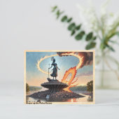 Keeper van de Plains Kansas Vintage Travel Briefkaart (Staand voorkant)