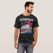 Keeper van het geslacht Burnouts of Bows Gender Re T-shirt (Voorkant volledig)