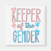 Keeper van het geslacht onthullen jongen meisje ro magneet (Voorkant)