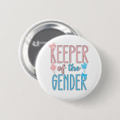 Keeper van het geslacht onthullen jongen meisje ro ronde button 5,7 cm (Voorkant /achterkant)