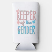 Keeper van het geslacht onthullen jongen meisje ro seltzer blikjeskoeler (Voorkant)