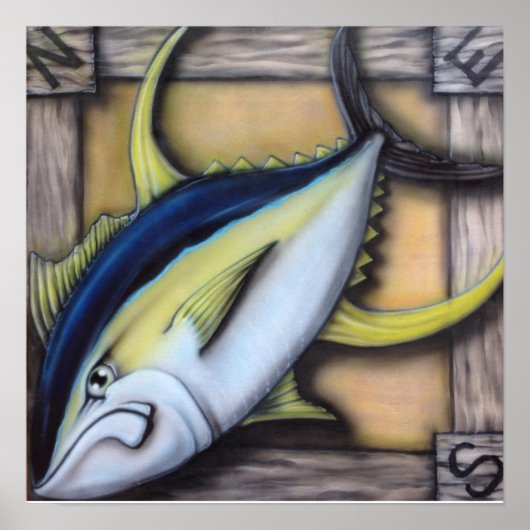 Keeper Yellowfin Tuna Poster (Voorkant)