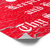 Keepeth Calm Scottish Terrier Personalize Poster (Hoek)