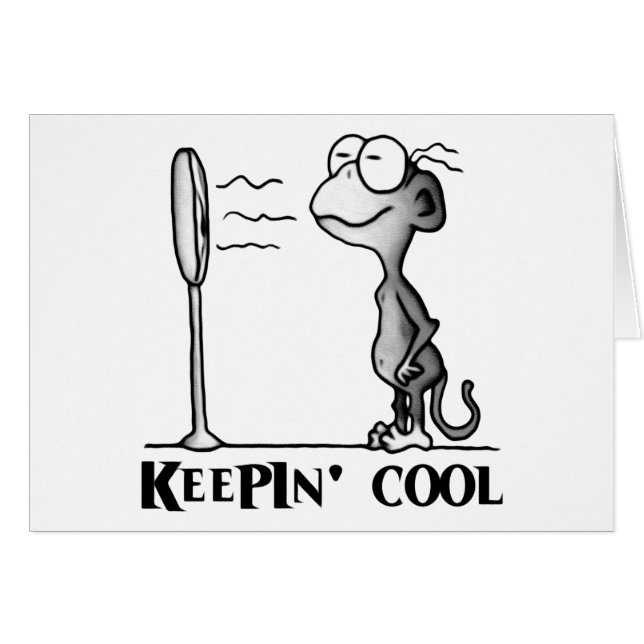 Keepin' Cool Monkey (Voorkant Horizontaal)