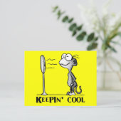 Keepin' Cool Monkey Briefkaart (Staand voorkant)