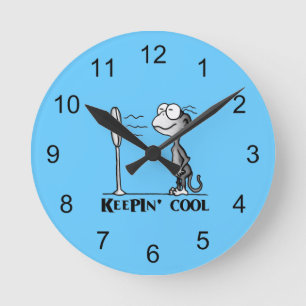 Keepin' Cool Monkey Ronde Klok