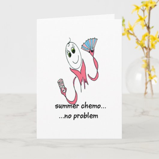 KEEPIN' IT COOL WITH SUMMER CHEMO KAART (Gele Bloem)