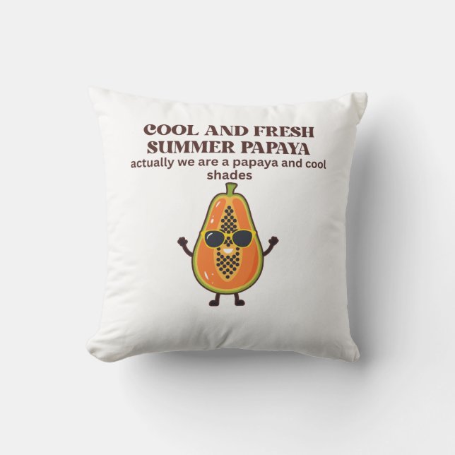 Keepin’ It Fresh – Zoete Ananas Delight T-Shirt Kussen (Voorkant)