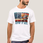 Keepin' It Reel Vist Vlag T-shirt (Voorkant)