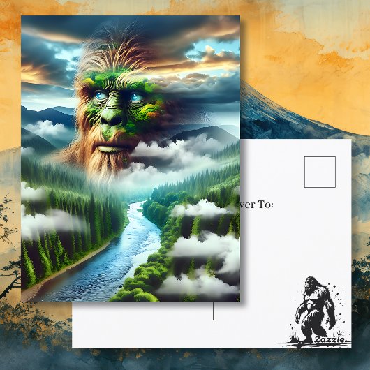 Keeping in Touch | Blue Eyed Bigfoot Briefkaart