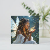 Keeping in Touch | Fairy and Gold Dust Kaart (Staand voorkant)