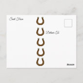 Keeping in Touch | Horse Themed Briefkaart (Achterkant)