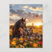 Keeping in Touch | Horse Themed Briefkaart (Voorkant)