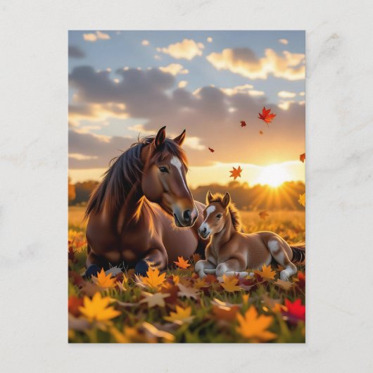 Keeping in Touch | Horse Themed Briefkaart (Voorkant)