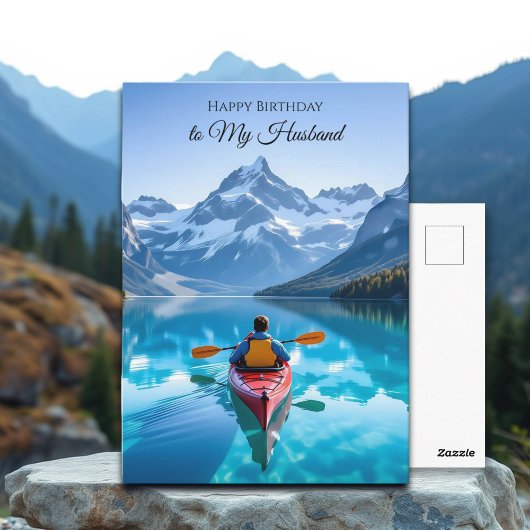 Keeping in Touch |  Kayaking in Mountains Briefkaart