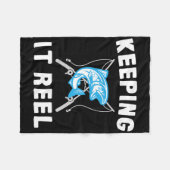 Keeping It Reel Fishing Fleece Deken (Voorkant (Horizontaal))
