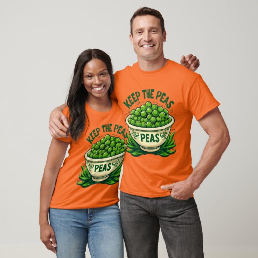 Keeping the Peas Funny Thanksgiving T-shirt – Holi (Unisex)