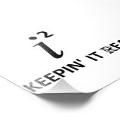 Keepin't Real Foto Afdruk (Hoek)