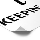 Keepin't Real Poster (Hoek)