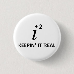Keepin't Real Ronde Button 3,2 Cm