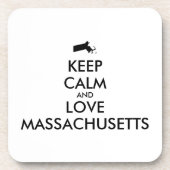  KEEPKALK- EN VERLIES MASACHUSETTEN DRANKJES ONDERZETTER (Voorkant)