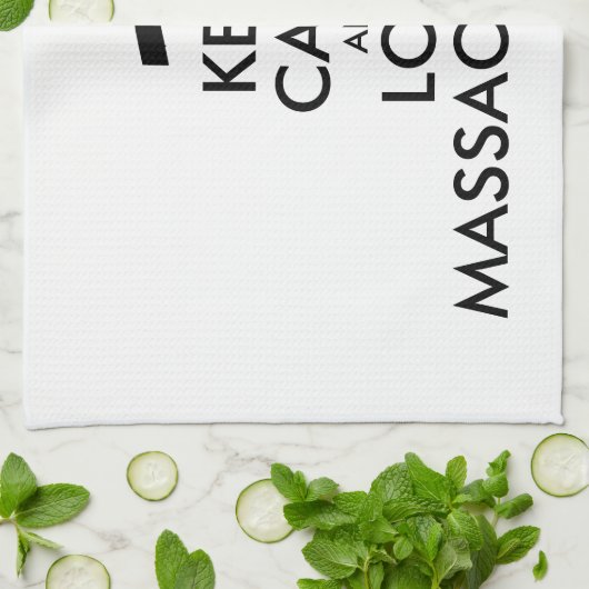 KEEPKALK- EN VERLIES MASACHUSETTEN THEEDOEK (Gevouwen)