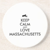  KEEPKALK- EN VERLIES MASACHUSETTEN ZANDSTEEN ONDERZETTER (Voorkant)