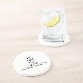  KEEPKALK- EN VERLIES MASACHUSETTEN ZANDSTEEN ONDERZETTER (Zijkant)