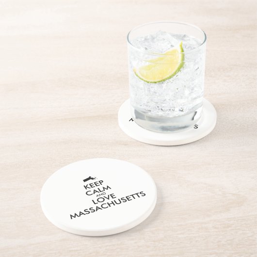  KEEPKALK- EN VERLIES MASACHUSETTEN ZANDSTEEN ONDERZETTER (Zijkant)