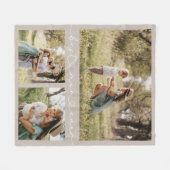 Keepomwille Best Mam ooit Photo Beige Fleece Deken (Voorkant (Horizontaal))