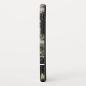 Keepomwille Black Marble Custom 4 Photo Collage Case-Mate iPhone Case (Achterkant/links)