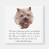 Keepomwille Cairn Terrier - Mannelijk Magneet (Voorkant)