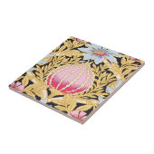 Keepomwille Ceramic Tile - Art Nouveau Floral Patt Tegeltje (Zijkant)