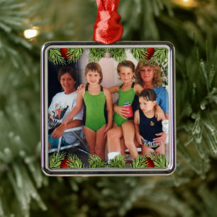 Keepomwille Family met Kerstmis Metalen Ornament