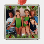 Keepomwille Family met Kerstmis Metalen Ornament (Voorkant)