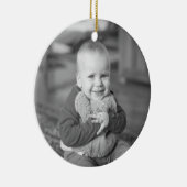 Keepomwille First kerstfoto Greenery Keramisch Ornament (Rechts)