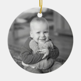 Keepomwille First kerstfoto Greenery Keramisch Ornament