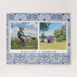 Keepomwille Fotopuzzel met portugese tegels Legpuzzel<br><div class="desc">Kies uw 2 favoriete foto's en personaliseer deze prachtige puzzel.</div>
