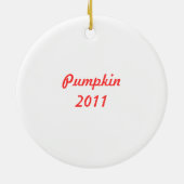 Keepomwille Ornament: Tabby Kat met witte inhoud Keramisch Ornament (Achterkant)