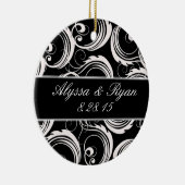 Keepomwille Ornament - Zwart-wit formeel (Rechts)